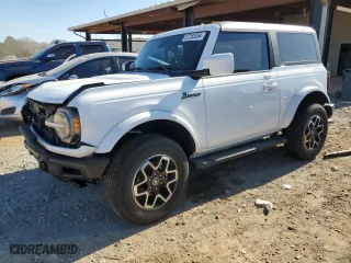 2022 Ford Bronco with VIN 1FMDE5AHXNLB15534, listed as a Copart auction lot 87265354 with 45,726 mi miles and Salvage Title. Bid and sale history available at carsss.com. Image 1.