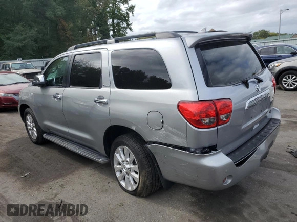 2012 Toyota Sequoia Platinum with VIN 5TDDY5G12CS057551, listed as a Copart auction lot 72858524 with 64,398 mi miles and Salvage Title. Bid and sale history available at carsss.com. Image 2.