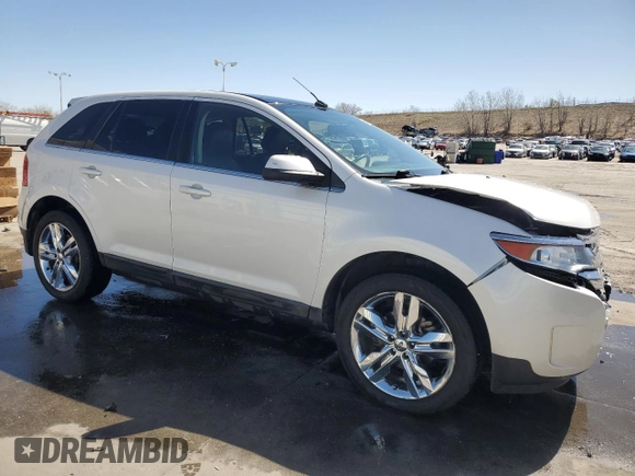 2013 Ford Edge Limited with VIN 2FMDK4KC3DBB58262, listed as a Copart auction lot 52148045 with 61,457 mi miles and Salvage Title. Bid and sale history available at carsss.com. Image 4.