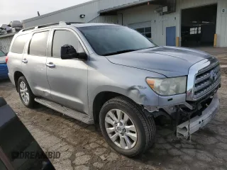 2010 Toyota Sequoia Ltd with VIN 5TDJY5G15AS027573, listed as a Copart auction lot 43267445 with 210,390 mi miles and Salvage Title. Bid and sale history available at carsss.com. Image 4.