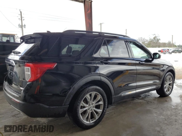 2020 Ford Explorer XLT with VIN 1FMSK8DH9LGA46497, listed as a Copart auction lot 51454225 with 60,486 mi miles and Salvage Title. Bid and sale history available at DreamBid. Image 3.