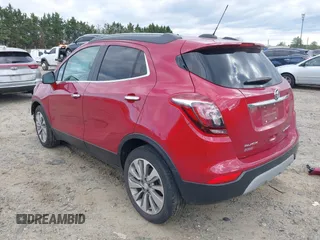 2018 Buick Encore Preferred with VIN KL4CJASB2JB680725, listed as a IAAI auction lot 42037901 with 58,427 mi miles. Bid and sale history available at carsss.com. Image 3.