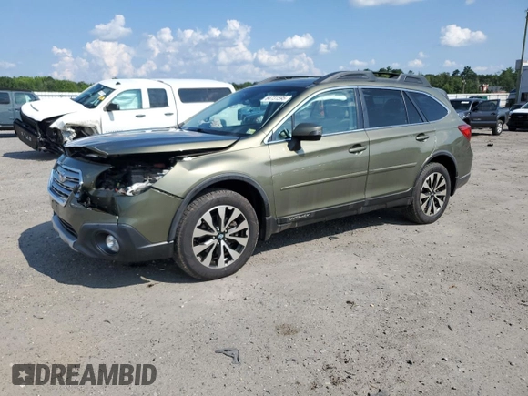 2017 Subaru Outback Limited with VIN 4S4BSENC4H3264766, listed as a Copart auction lot 64731595 with 126,243 mi miles and Salvage title. Bid and sale history available at DreamBid. Image 1.