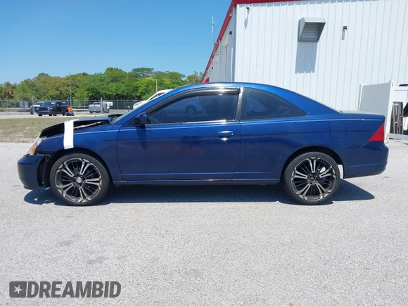 2002 Honda Civic EX with VIN 1HGEM22992L106757, listed as a IAAI auction lot 41947256 with 193,313 mi miles. Bid and sale history available at carsss.com. Image 14.