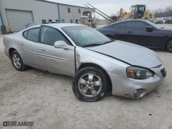 2006 Pontiac Grand Prix with VIN 2G2WP552461143693, listed as a Copart auction lot 43862235 with 0 miles and Salvage Title. Bid and sale history available at carsss.com. Image 4.