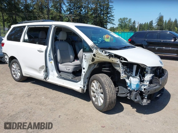 2017 Toyota Sienna with VIN 5TDDZ3DC8HS169754, listed as a IAAI auction lot 42146445 with 70,572 mi miles and . Bid and sale history available at DreamBid. Image 1.