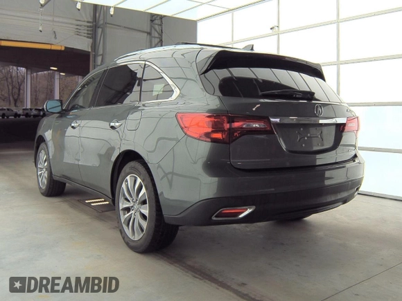 2015 Acura MDX Tech Pkg with VIN 5FRYD3H40FB003778, listed as a Copart auction lot 54456115 with 300,284 mi miles and Clean Title. Bid and sale history available at carsss.com. Image 3.