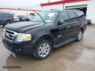 2008 Ford Expedition SSV with VIN 1FMFU15538LA39227, listed as a IAAI auction lot 41852393 with 273,503 mi miles. Bid and sale history available at carsss.com. Image 2.