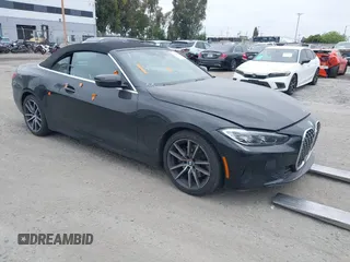 2023 BMW 4 Series 430i z VIN WBA23AT08PCM43813, wystawiony jako IAAI lot #42229052 z przebiegiem 40 273 mil mil oraz . Historia ofert i sprzedaży dostępna na DreamBid. Obrazek 1.