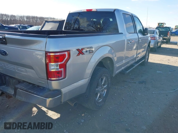 2018 Ford F-150 XL with VIN 1FTFW1EG3JFB90993, listed as a IAAI auction lot 41810543 with 63,257 mi miles. Bid and sale history available at carsss.com. Image 4.