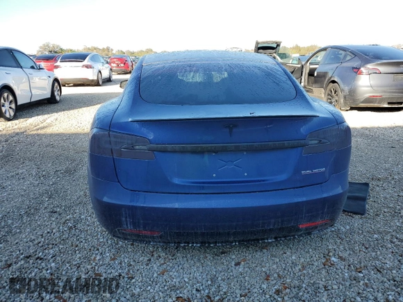 2020 Tesla Model S Performance with VIN 5YJSA1E40LF389106, listed as a Copart auction lot 74157584 with Not provided miles and Salvage title. Bid and sale history available at DreamBid. Image 6.