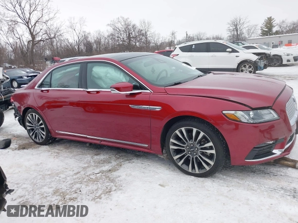 2018 Lincoln Continental Select with VIN 1LN6L9SK1J5617315, listed as a IAAI auction lot 41327631 with 38,167 mi miles. Bid and sale history available at carsss.com. Image 14.