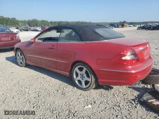 2006 Mercedes-Benz CLK-Class 5.0L with VIN WDBTK75G36T064836, listed as a Copart auction lot 68980484 with 8,364 mi miles and Salvage Title. Bid and sale history available at carsss.com. Image 2.