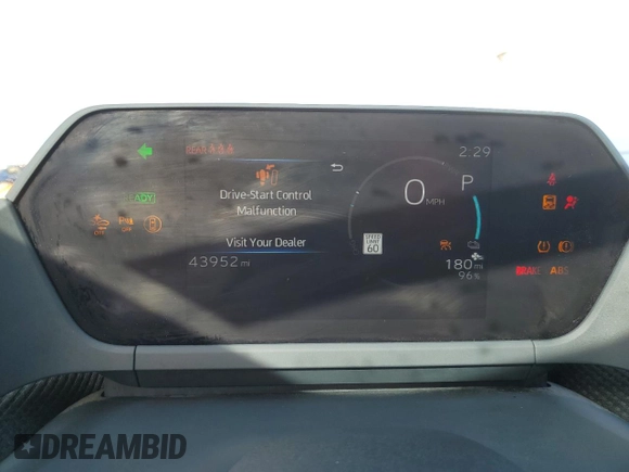 2023 Subaru Solterra Limited с VIN JTMABABA9PA013103, выставлен на аукционе Copart как лот 45185785 с пробегом 43 952 миль миль и Списание • Salvage title. История ставок и продаж доступна на DreamBid. Изображение 9.