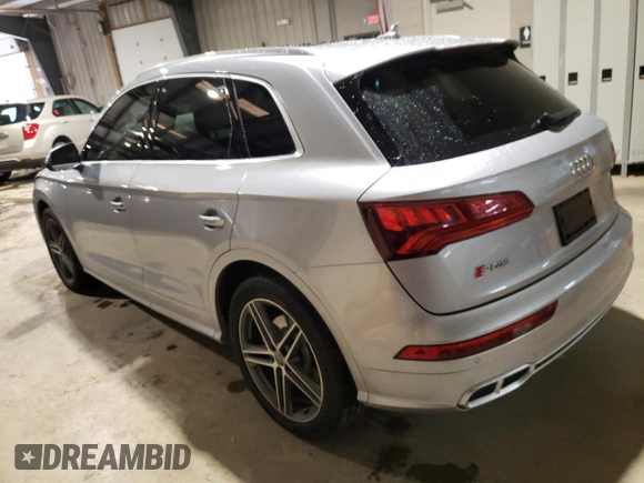 2018 Audi SQ5 Premium Plus with VIN WA1A4AFY6J2197350, listed as a Copart auction lot 78088293 with 43,553 mi miles and . Bid and sale history available at DreamBid. Image 2.