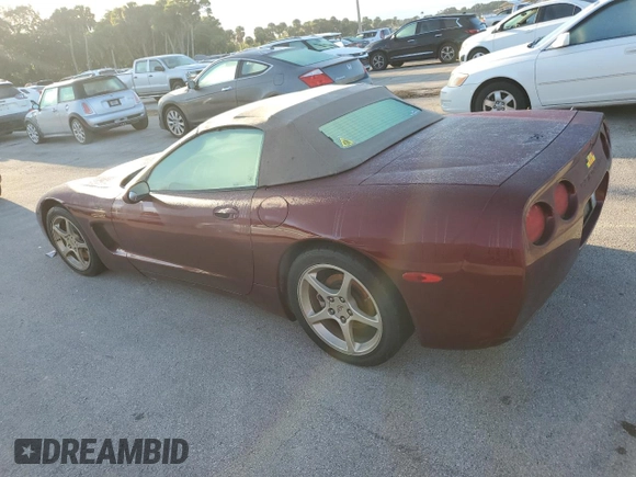 2003 Chevrolet Corvette with VIN 1G1YY32G335128904, listed as a Copart auction lot 74386044 with 0 mi miles and Non Repairable. Bid and sale history available at carsss.com. Image 2.