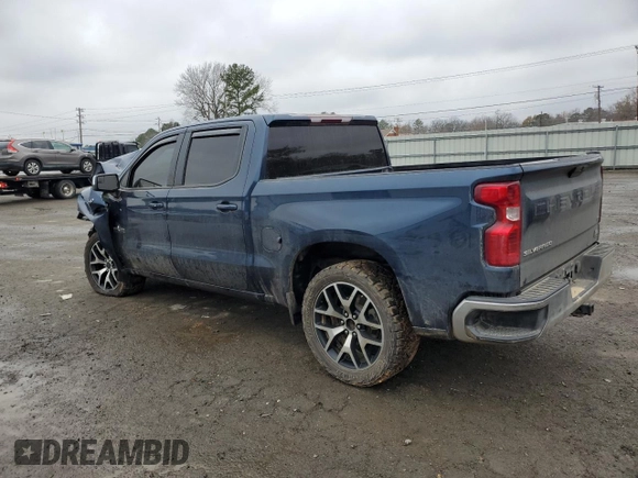 2021 Chevrolet Silverado 1500 LT with VIN 3GCUYDED6MG379844, listed as a Copart auction lot 42986335 with 86,118 mi miles and Salvage Title. Bid and sale history available at carsss.com. Image 2.