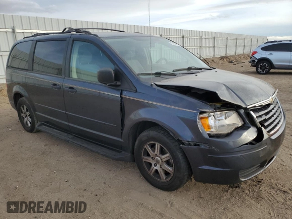 2008 Chrysler Town & Country LX with VIN 2A8HR44H98R110376, listed as a Copart auction lot 82106954 with 169,022 mi miles and Salvage Title. Bid and sale history available at DreamBid. Image 4.