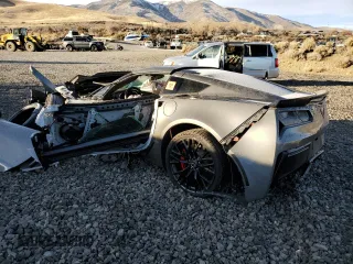 2015 Chevrolet Corvette Z06 2LZ with VIN 1G1YS2D62F5609540, listed as a Copart auction lot 81647914 with 0 mi miles and Salvage Title. Bid and sale history available at carsss.com. Image 2.