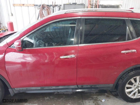 2017 Nissan Rogue S with VIN 5N1AT2MTXHC859159, listed as a IAAI auction lot 41933174 with 62,078 mi miles. Bid and sale history available at carsss.com. Image 14.