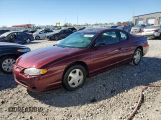 2000 Chevrolet Monte Carlo SS with VIN 2G1WX12K8Y9334927, listed as a Copart auction lot 76559504 with 127,454 mi miles and Salvage Title. Bid and sale history available at carsss.com. Image 1.