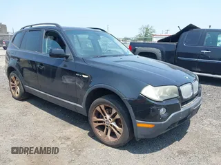 2007 BMW X3 3.0si with VIN WBXPC93457WF29675, listed as a IAAI auction lot 42359450 with 175,104 mi miles and . Bid and sale history available at DreamBid. Image 1.