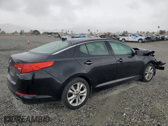 2011 Kia Optima EX with VIN KNAGN4A72B5173539, listed as a Copart auction lot 45141375 with 96,487 mi miles and Salvage Title. Bid and sale history available at carsss.com. Image 3.