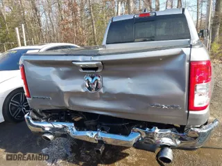 2020 Ram 1500 Big Horn with VIN 1C6SRFBT5LN224131, listed as a IAAI auction lot 41741442 with 61,718 mi miles. Bid and sale history available at carsss.com. Image 16.