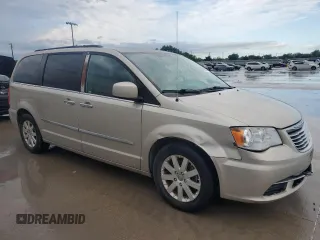 2015 Chrysler Town & Country Touring with VIN 2C4RC1BG2FR711051, listed as a Copart auction lot 54198195 with 191,545 mi miles and Salvage Title. Bid and sale history available at DreamBid. Image 4.