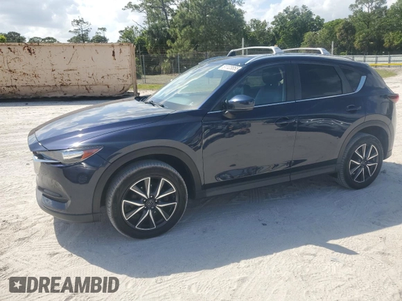 2018 Mazda CX-5 Touring with VIN JM3KFACM5J0419207, listed as a Copart auction lot 51123855 with 75,831 mi miles and Salvage Title. Bid and sale history available at carsss.com. Image 1.