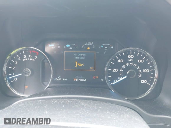 2020 Ford F-150 XL with VIN 1FTEW1E54LFA60279, listed as a IAAI auction lot 42120367 with 34,861 mi miles and . Bid and sale history available at DreamBid. Image 7.