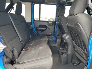 2021 Jeep Wrangler Unlimited Rubicon with VIN 1C4JJXFM7MW794325, listed as a Copart auction lot 54525315 with 43,826 mi miles and Salvage title. Bid and sale history available at DreamBid. Image 11.