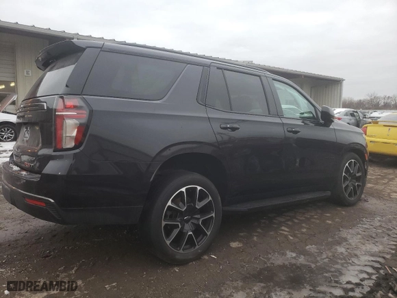 2022 Chevrolet Tahoe RST with VIN 1GNSKRKDXNR139179, listed as a Copart auction lot 85826654 with 45,728 mi miles and Salvage Title. Bid and sale history available at carsss.com. Image 3.