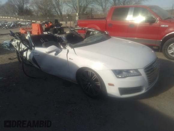 2012 Audi A7 Premium Plus with VIN WAUYGAFC1CN076403, listed as a IAAI auction lot 40976546 with 95,145 mi miles and . Bid and sale history available at DreamBid. Image 1.