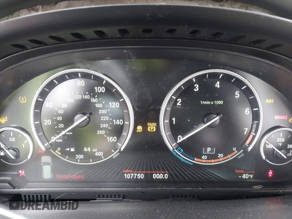 2016 BMW X5 xDrive35i with VIN 5UXKR0C53G0P31293, listed as a IAAI auction lot 41717810 with 107,750 mi miles. Bid and sale history available at carsss.com. Image 15.