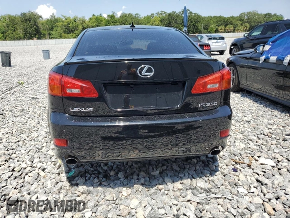2008 Lexus IS 350 with VIN JTHBE262382013936, listed as a Copart auction lot 56184245 with Not provided miles and Salvage title. Bid and sale history available at DreamBid. Image 6.