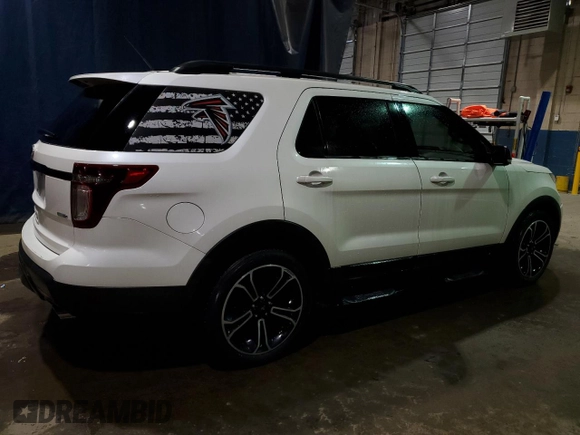 2015 Ford Explorer Sport z VIN 1FM5K8GTXFGB15814, wystawiony jako Copart lot #53664495 z przebiegiem 177 014 mil mil oraz Czysty tytuł • Clean title. Historia ofert i sprzedaży dostępna na DreamBid. Obrazek 3.