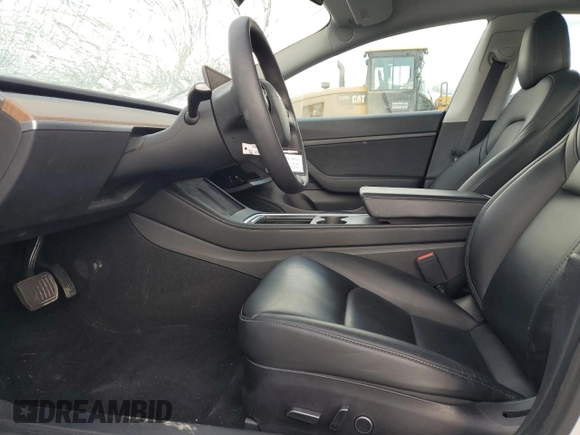 2021 Tesla Model 3 Standard Range Plus with VIN 5YJ3E1EA0MF861546, listed as a Copart auction lot 51014875 with 43,011 mi miles and Salvage Title. Bid and sale history available at DreamBid. Image 7.