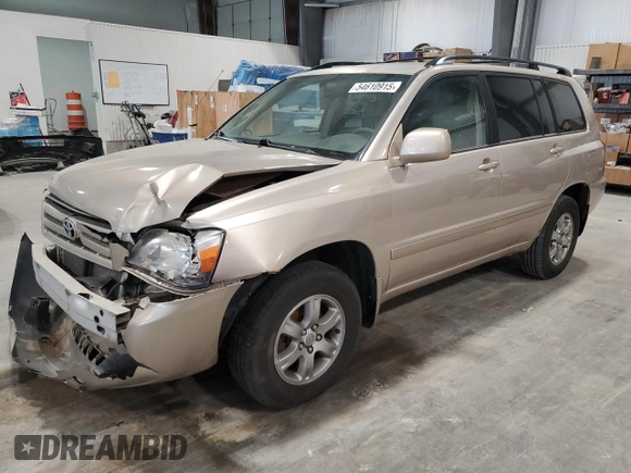 2007 Toyota Highlander w/3rd Row z VIN JTEEP21A170228972, wystawiony jako Copart lot #54610915 z przebiegiem 265 628 mil mil oraz Czysty tytuł • Clean title. Historia ofert i sprzedaży dostępna na DreamBid. Obrazek 1.