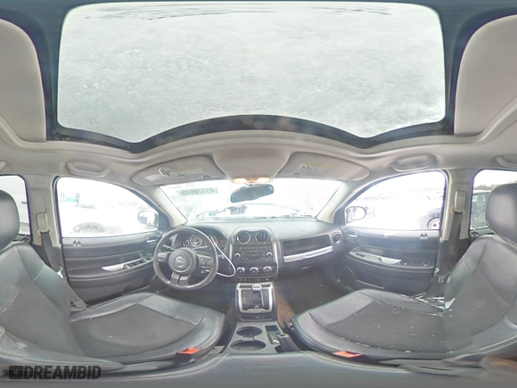 2014 Jeep Compass Latitude with VIN 1C4NJDEB3ED760377, listed as a Copart auction lot 45976945 with NaN miles and Salvage Title. Bid and sale history available at carsss.com. Image 14.