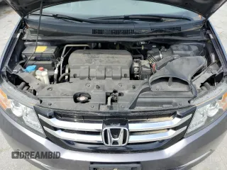 2015 Honda Odyssey EX-L with VIN 5FNRL5H64FB089909, listed as a Copart auction lot 53192035 with 174,909 mi miles and Salvage Title. Bid and sale history available at DreamBid. Image 12.