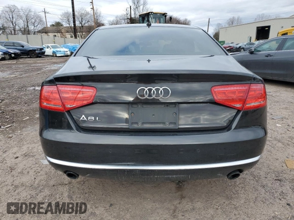 2014 Audi A8 3.0T z VIN WAURGAFD1EN003340, wystawiony jako Copart lot #47531465 z przebiegiem Nie podano mil oraz Szkoda całkowita • Salvage title. Historia ofert i sprzedaży dostępna na DreamBid. Obrazek 6.