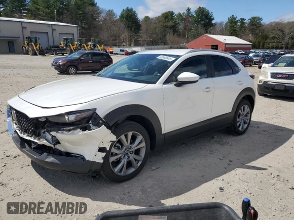 2023 Mazda CX-30 S Carbon Edition z VIN 3MVDMBCM1PM510878, wystawiony jako Copart lot #53580645 z przebiegiem 20 622 mil mil oraz Szkoda całkowita • Salvage title. Historia ofert i sprzedaży dostępna na DreamBid. Obrazek 1.