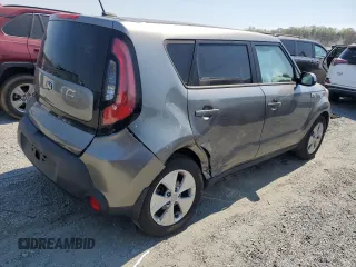 2015 Kia Soul with VIN KNDJN2A27F7121724, listed as a Copart auction lot 51036535 with 57,590 mi miles and Salvage Title. Bid and sale history available at DreamBid. Image 3.