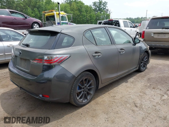 2011 Lexus CT 200h with VIN JTHKD5BH3B2041497, listed as a IAAI auction lot 42213132 with 224,866 mi miles and . Bid and sale history available at DreamBid. Image 4.