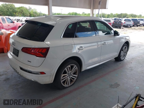 2020 Audi Q5 Premium Plus with VIN WA1BNAFYXL2059038, listed as a IAAI auction lot 42397030 with 103,983 mi miles and . Bid and sale history available at DreamBid. Image 4.
