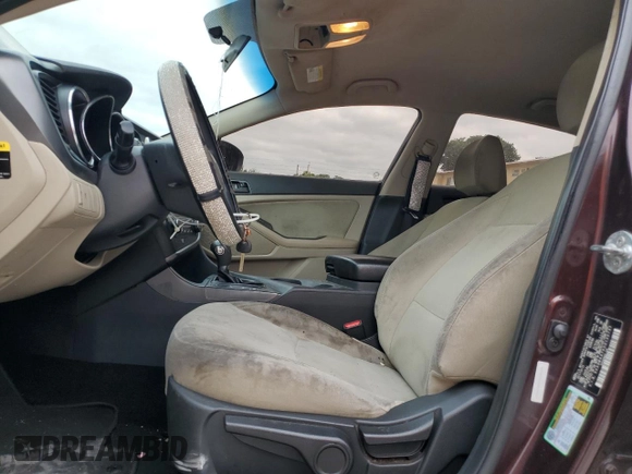 2013 Kia Optima LX with VIN 5XXGM4A76DG139737, listed as a Copart auction lot 80865254 with 141,848 mi miles and Clean Title. Bid and sale history available at DreamBid. Image 7.