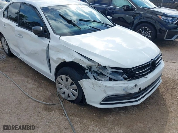 2016 Volkswagen Jetta Sedan 1.4T S with VIN 3VW267AJXGM212822, listed as a IAAI auction lot 41517596 with NaN miles. Bid and sale history available at carsss.com. Image 6.