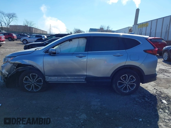 2021 Honda CR-V EX-L with VIN 2HKRW2H82MH656656, listed as a IAAI auction lot 41707235 with 1 mi miles. Bid and sale history available at carsss.com. Image 13.