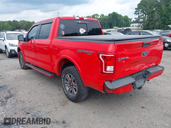 2017 Ford F-150 XL z VIN 1FTEW1EP2HKE06622, wystawiony jako IAAI lot #42487894 z przebiegiem 101 601 mil mil oraz . Historia ofert i sprzedaży dostępna na DreamBid. Obrazek 3.